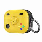For AirPods Pro Game Console Shape Wireless Earphones Protective Case(Yellow)