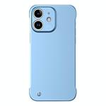 For iPhone 11 Frameless Metallic Paint Hybrid PC Phone Case(Sierra Blue)
