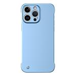 For iPhone 11 Pro Frameless Metallic Paint Hybrid PC Phone Case(Sierra Blue)