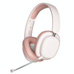 T1 Foldable Phone Audio ENC Noise Reduction Wireless Gaming Headphones with Mic(Pink)