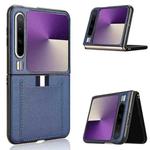 For Huawei Pura X Litchi Texture Card Slots Back Cover Phone Case(Blue)