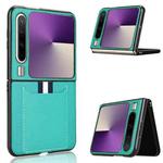 For Huawei Pura X Litchi Texture Card Slots Back Cover Phone Case(Green)