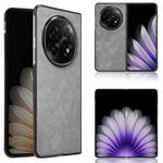 For OPPO Find N5 Litchi Texture Back Cover Phone Case(Grey)