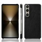 For Sony Xperia 1 VI Litchi Texture Back Cover Phone Case(Black)