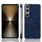 For Sony Xperia 1 VI Litchi Texture Back Cover Phone Case(Blue)