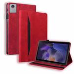 For Lenovo Xiaoxin Pad 11 2025 Splicing Shockproof Leather Tablet Case(Red)