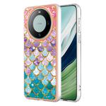 For Huawei Mate 60 Electroplating IMD TPU Phone Case(Colorful Scales)