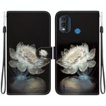 For Nokia G11 Plus Crystal Texture Colored Drawing Leather Phone Case(Crystal Peony)