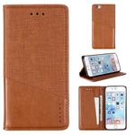 For iPhone 6 MUXMA MX109 Horizontal Flip Leather Case with Holder & Card Slot & Wallet(Brown)