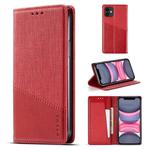 For iPhone 11 MUXMA MX109 Horizontal Flip Leather Case with Holder & Card Slot & Wallet(Red)