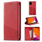 For iPhone 11 Pro Max MUXMA MX109 Horizontal Flip Leather Case with Holder & Card Slot & Wallet(Red)
