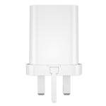 WIWU Wi-U001 Quick Series PD 20W USB-C / Type-C Single Port Travel Fast Charger, UK Plug(White)