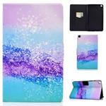 For Samsung Galaxy Tab A8.0 (2019) T290 Electric Pressed TPU Colored Drawing Horizontal Flip Leather Case with Holder & Card Slots & Anti-slip Strip(Color Sand)