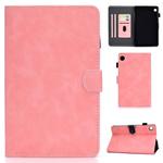 For Samsung Galaxy Tab A9 Cowhide Texture Horizontal Flip Leather Tablet Case(Rose Gold)