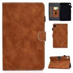 For Samsung Galaxy Tab A9 Cowhide Texture Horizontal Flip Leather Tablet Case(Brown)