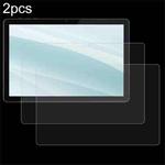For LUCA TE10D1M64-KV1H 10.1 2pcs 0.3mm 9H Explosion-proof Tempered Tablet Glass Film