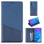 For OPPO Realme 5 MUXMA MX109 Horizontal Flip Leather Case with Holder & Card Slot & Wallet(Blue)