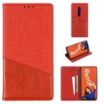 For OPPO Reno 2 MUXMA MX109 Horizontal Flip Leather Case with Holder & Card Slot & Wallet(Red)