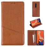 For OPPO Reno 2 MUXMA MX109 Horizontal Flip Leather Case with Holder & Card Slot & Wallet(Brown)