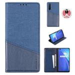 For OPPO Realme X50 MUXMA MX109 Horizontal Flip Leather Case with Holder & Card Slot & Wallet(Blue)