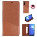 For OPPO Realme X50 MUXMA MX109 Horizontal Flip Leather Case with Holder & Card Slot & Wallet(Brown)