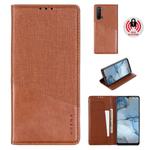 For OPPO Reno3 MUXMA MX109 Horizontal Flip Leather Case with Holder & Card Slot & Wallet(Brown)
