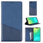 For OPPO Realme 2 MUXMA MX109 Horizontal Flip Leather Case with Holder & Card Slot & Wallet(Blue)