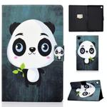 For Samsung Galaxy Tab A9+ Electric Pressed Colored Drawing Leather Tablet Case with Sleep / Wake-up Function(Panda)