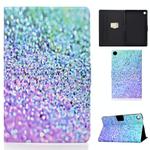 For Samsung Galaxy Tab A9 Electric Horizontal Flat Painted Leather Tablet Case(Grit)