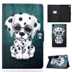 For Samsung Galaxy Tab A9 Electric Horizontal Flat Painted Leather Tablet Case(Dalmatian)