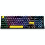 ONIKUMA G38 98 Keys RGB Lighting Wired Mechanical Keyboard, Type:Brown Switch(Black)