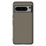 For Google Pixel 9 Pro Ultra-thin Carbon Fiber Texture Printing Phone Case(Gold)
