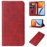 For vivo G2 Magnetic Closure Leather Phone Case(Red)