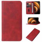 For vivo X100 Magnetic Closure Leather Phone Case(Red)