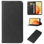 For vivo Y36 5G Magnetic Closure Leather Phone Case(Black)