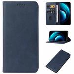 For vivo X100 Pro Magnetic Closure Leather Phone Case(Blue)