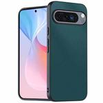 For Google Pixel 10 / 10 Pro Ultra-thin Plain Skin Leather Phone Case(Green)