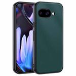 For Google Pixel 9a Ultra-thin Plain Skin Leather Phone Case(Green)