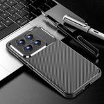 For Xiaomi 14 Pro Carbon Fiber Texture Shockproof TPU Phone Case(Black)