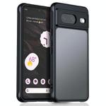For Google Pixel 8 Ultra-thin Translucent PC+TPU Phone Case(Black)