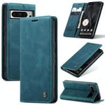 For Google Pixel 8 Pro CaseMe 013 Multifunctional Horizontal Flip Leather Phone Case(Blue)