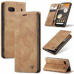 For Google Pixel 6A CaseMe 013 Multifunctional Horizontal Flip Leather Phone Case(Brown)