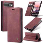 For Google Pixel 9 / 9 Pro CaseMe 013 Multifunctional Horizontal Flip Leather Phone Case(Wine Red)