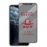 For iPhone 11 Pro / XS / X Full Coverage HD Privacy Ceramic Film