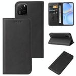 For Huawei Maimang A20 Magnetic Closure Leather Phone Case(Black)