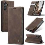 For Samsung Galaxy A15 5G CaseMe 013 Multifunctional Horizontal Flip Leather Phone Case(Coffee)