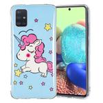 For Samsung Galaxy A51 5G Luminous TPU Mobile Phone Protective Case(Star Unicorn)