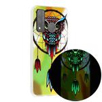 For Huawei P smart 2020 Luminous TPU Mobile Phone Protective Case(Owl)