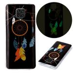 For Xiaomi Redmi Note 9 Pro Luminous TPU Mobile Phone Protective Case(Black Wind Chimes)