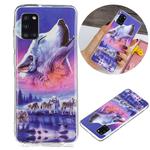 For Samsung Galaxy A31 Luminous TPU Soft Protective Case(Seven Wolves)